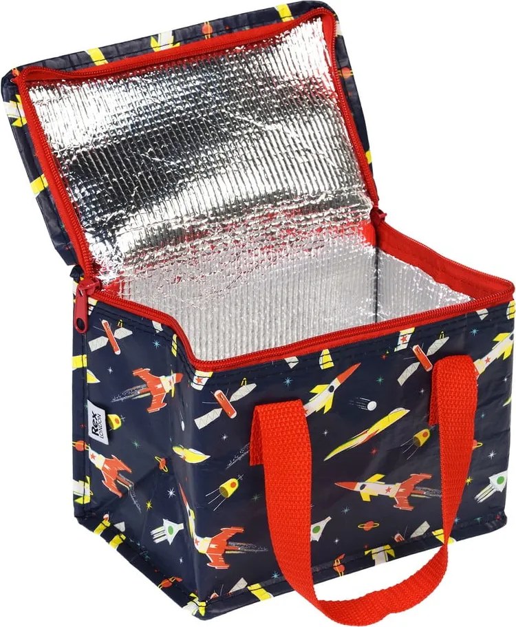 Geantă termoizolantă albastru-închis Space Age Rocket – Rex London