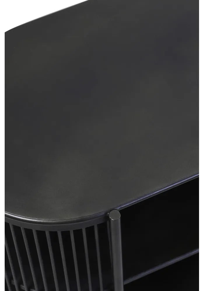 Comodă neagră din metal 100x80 cm Yinthe – Light &amp; Living