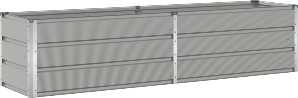 vidaXL Jardinieră Gri deschis 480 x 50 x 45 cm Oțel Galvanizat