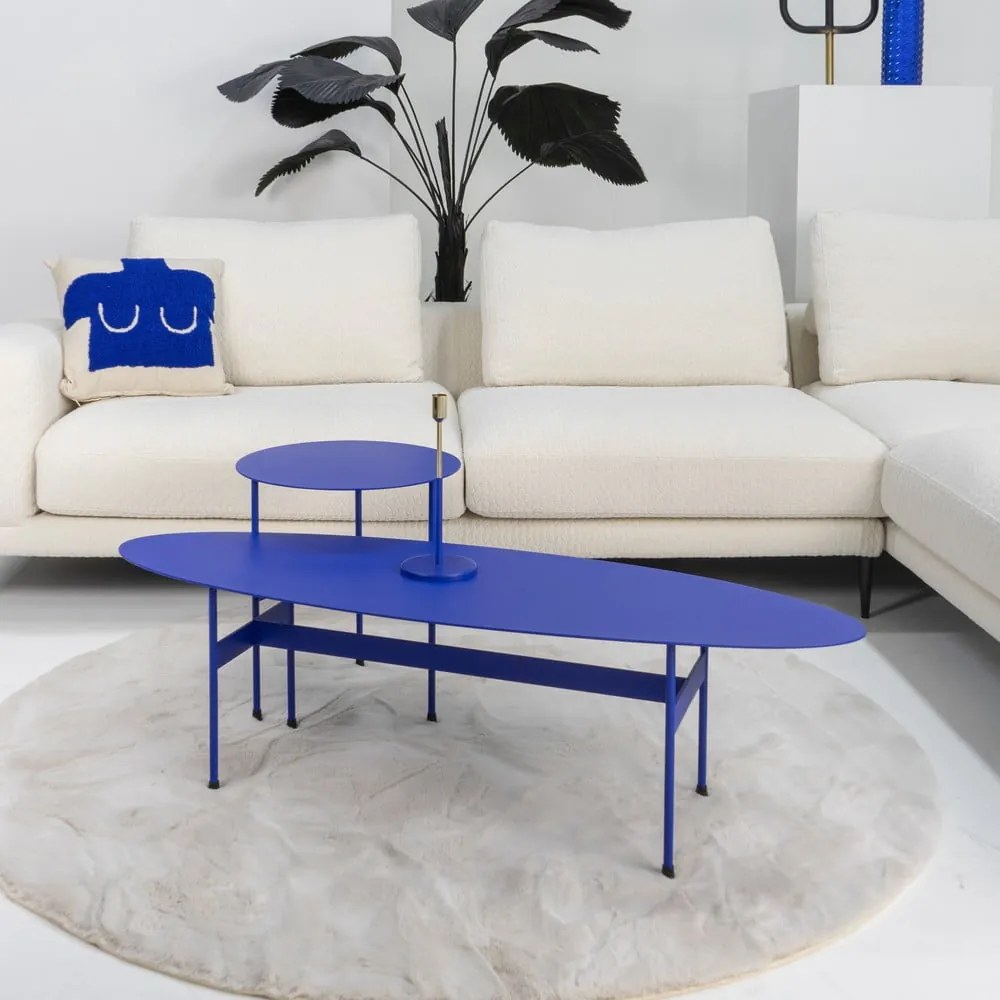 Măsuță auxiliară rotundă din metal ø 40 cm Mira – Spinder Design