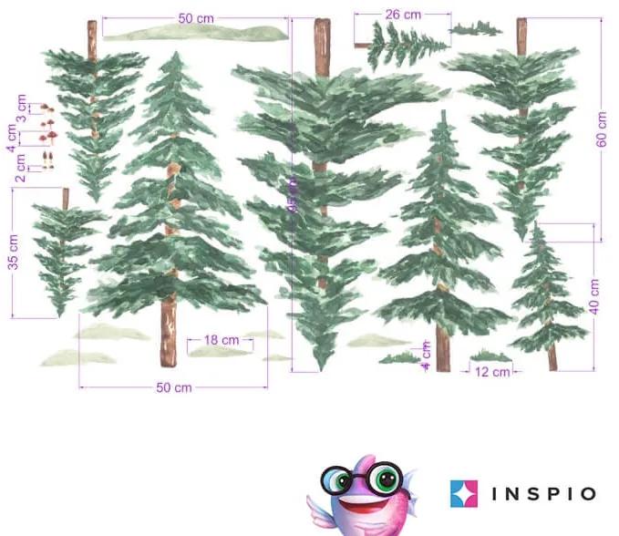INSPIO Copaci mici - Autocolante pentru perete