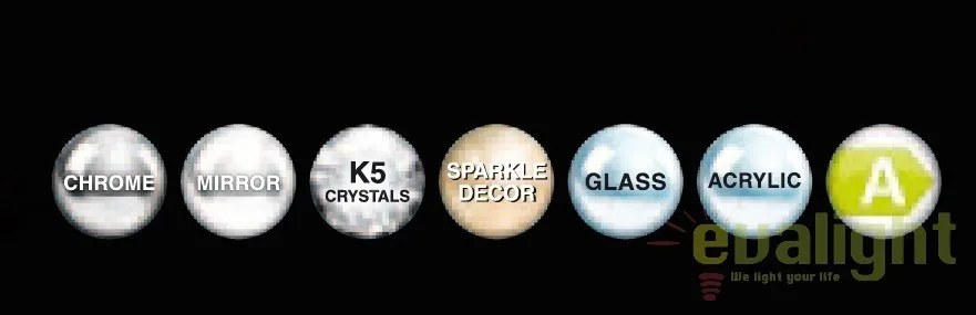 Plafoniera LED moderna cu cristal K5 MARGO 18 Watt 49355-18 GL