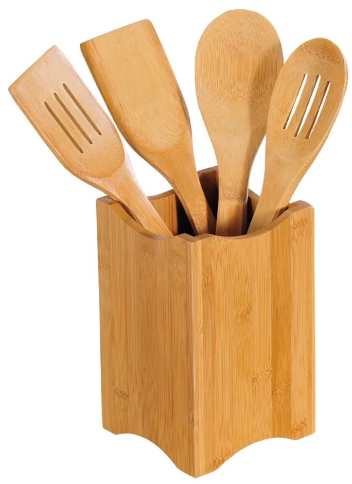 Set de ustensile de bucătărie Kesper 81101 dinbambus 5 buc, 11 x 18 x 11 cm