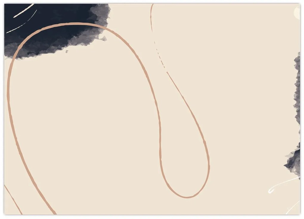 Tablou - Abstractizare bej (70x50 cm)