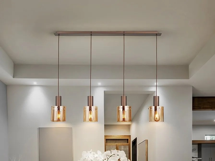 Lustra suspendata design modern Venize 4L