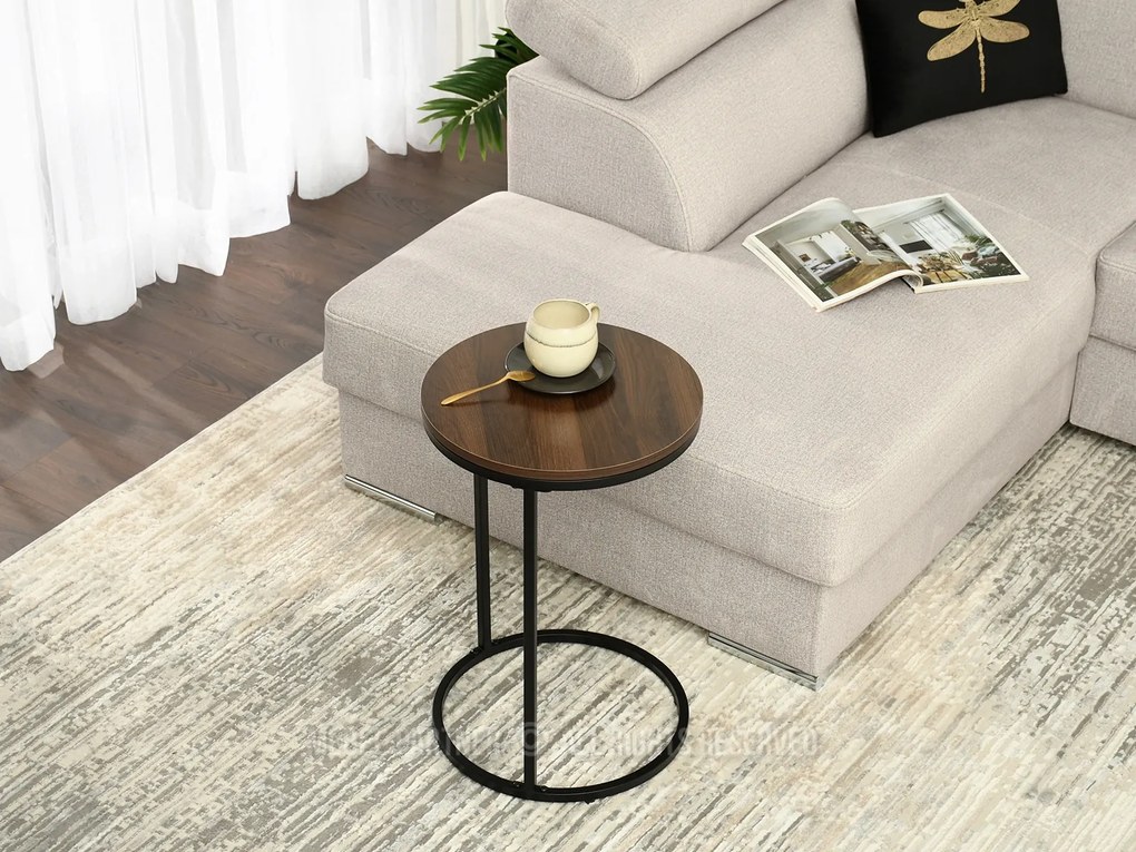 Măsuță de cafea Corden (nuc + negru). 1111593