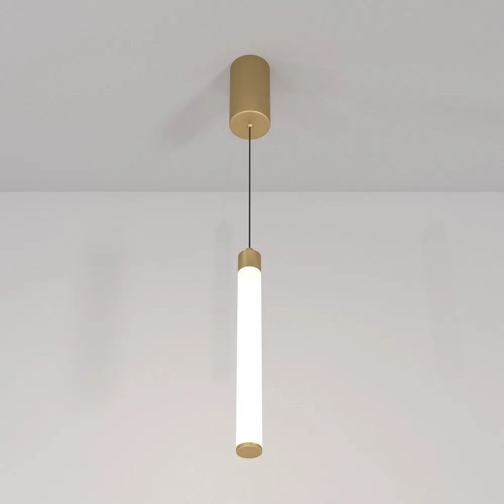 Pendul LED design modern Ray auriu mat