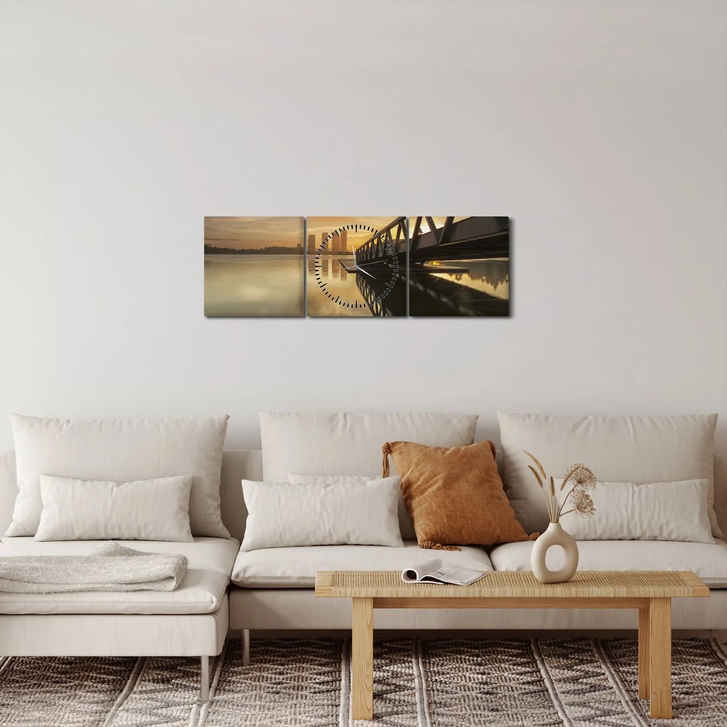 Tablou cu dig (cu ceas) (90x30 cm)