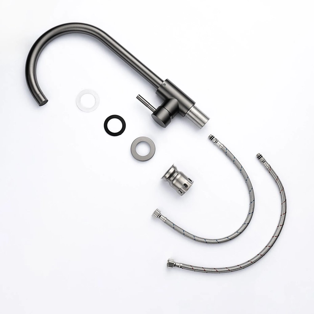 Baterie bucătărie - 288 alamă Grafit mat P14A