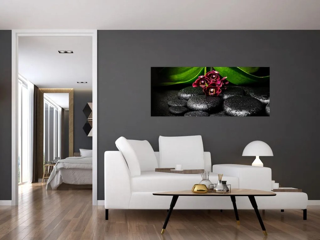 Tablou - Pietre de lavă (120x50 cm)