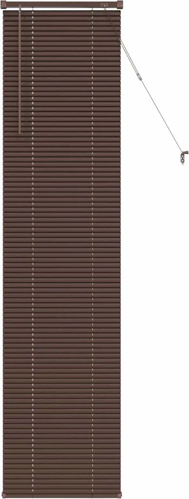 vidaXL Jaluzea venetiană Maro Întunecat cu Model 213 x 50 cm PVC