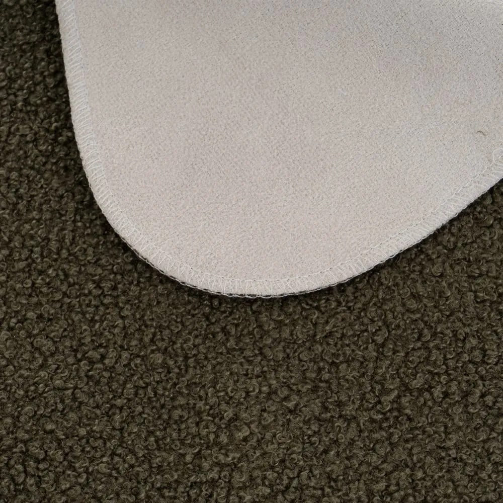Blană verde-închis sintetică 60x90 cm Sherpa – Casa Selección