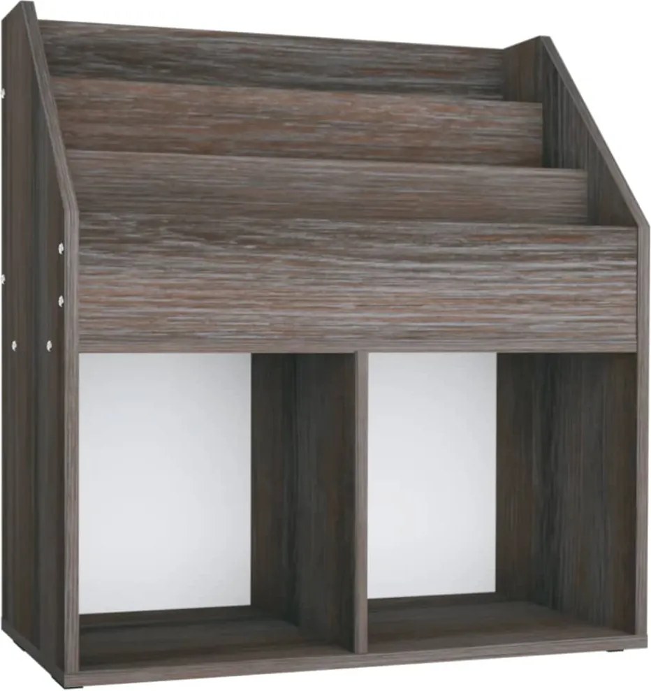 vidaXL Raft reviste copii, stejar sonoma, 71x30x78,5cm, lemn prelucrat