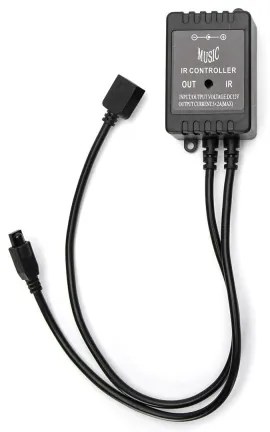 Bandă LED RGB dimabilă de exterior Aigostar 3m LED/24W/12/230V IP65 + telecomandă