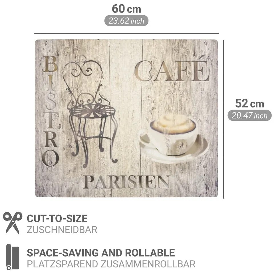 Protecție de aragaz din PVC 60x52 cm Bistro – Wenko