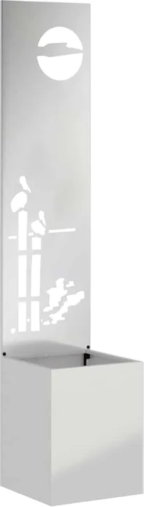 vidaXL Ecran de intimitate pentru grădină Argintiu 32 x 140 cm