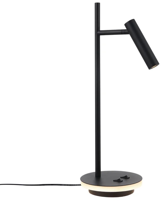 Lampa de birou metal negru Estudo