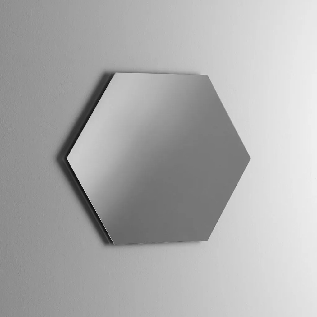 Oglinda COOL, Sticla, Transparent, 79x2.5x79 cm
