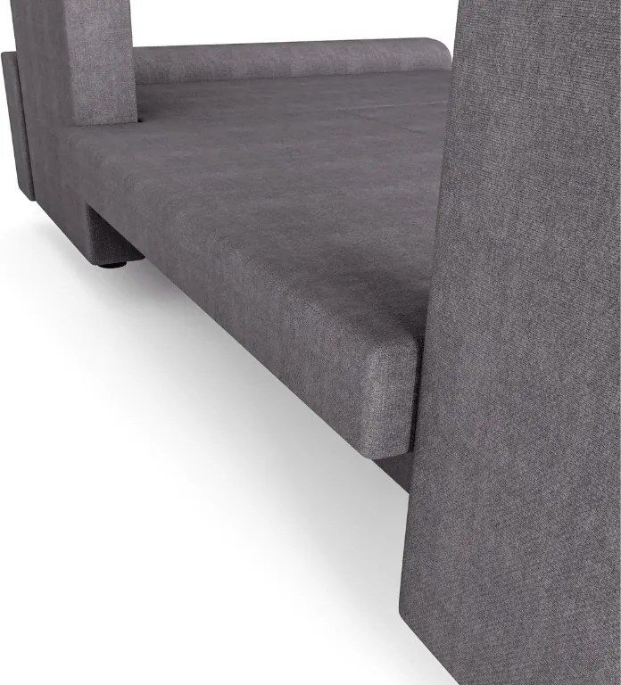 Coltar extensibil in forma de U VALERIO, gri inchis/gri deschis, 305x140 cm