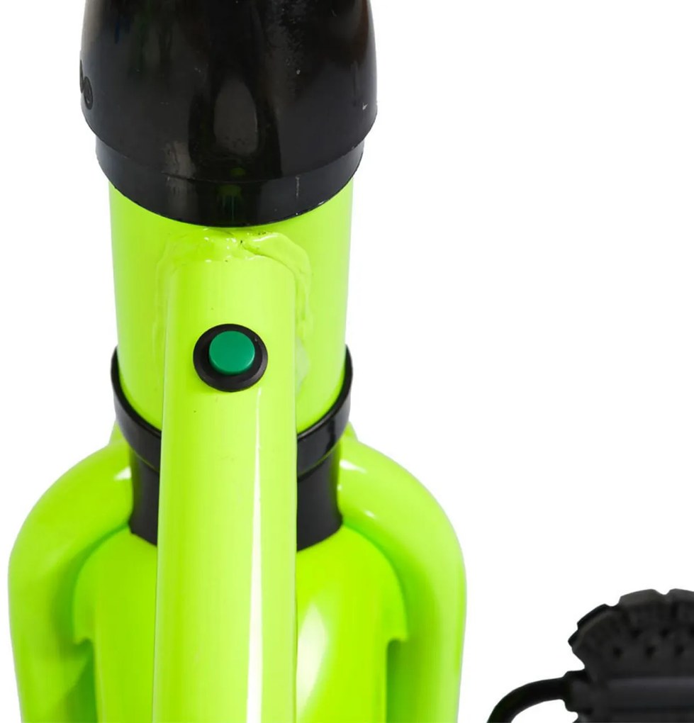 Tricicleta cu pedale NOVOKIDS™ Bonphire ,cu melodii si lumini, max 20 kg, roti din spuma cauciucata, cadru metalic, dimensiuni 68X45X47 cm, Verde