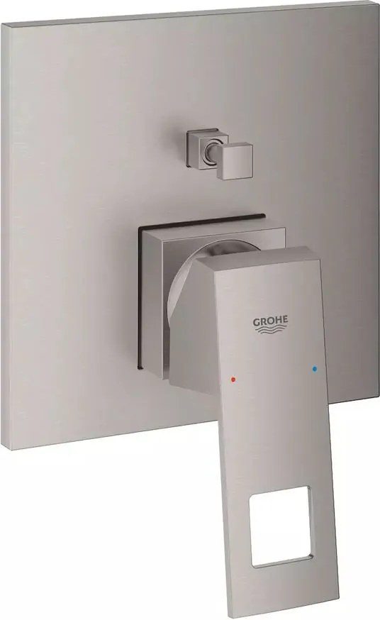 Baterie cada - dus incastrata Eurocube 2 iesiri crom periat Supersteel fara corp ingropat