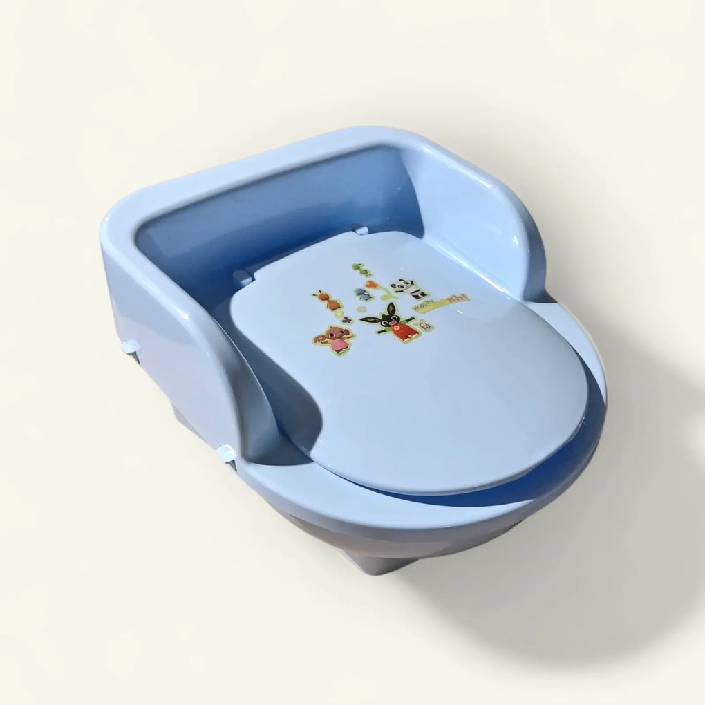 Olita copii, mini toaleta, recipient detasabil, Bing Light Blue, Maltex Baby