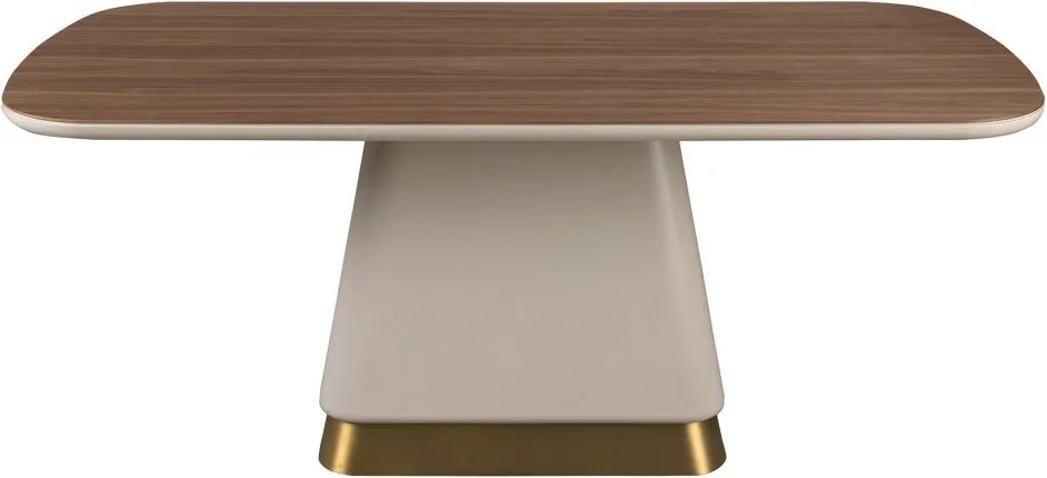 Masa deosebita design LUX Walnut-Bej 200x95cm