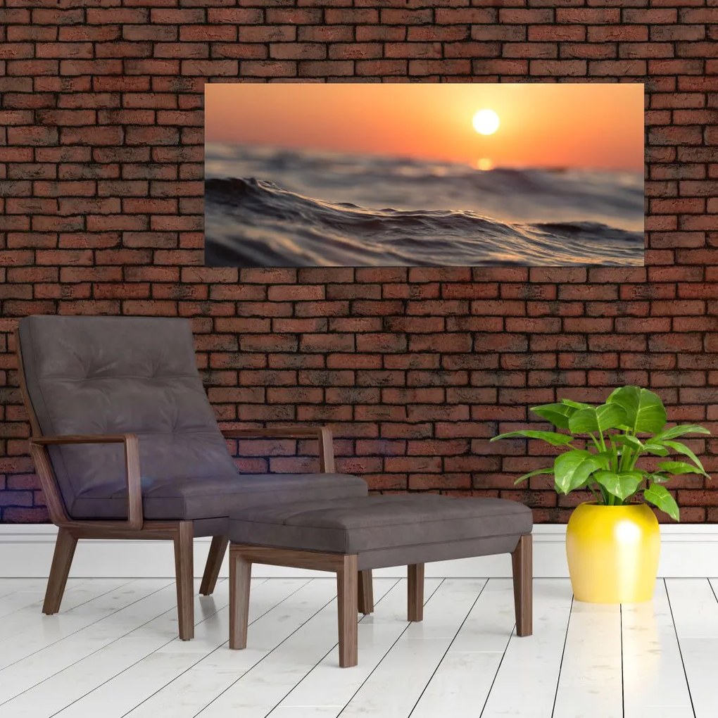 Tablou cu valul mării (120x50 cm)