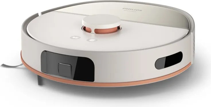 Aspirator robot și mop Philips XU5100/20, 4800 mAh, 10000 Pa, WiFi, navigare LDS, EPA 10, Curățare uscată / umedă, Bej