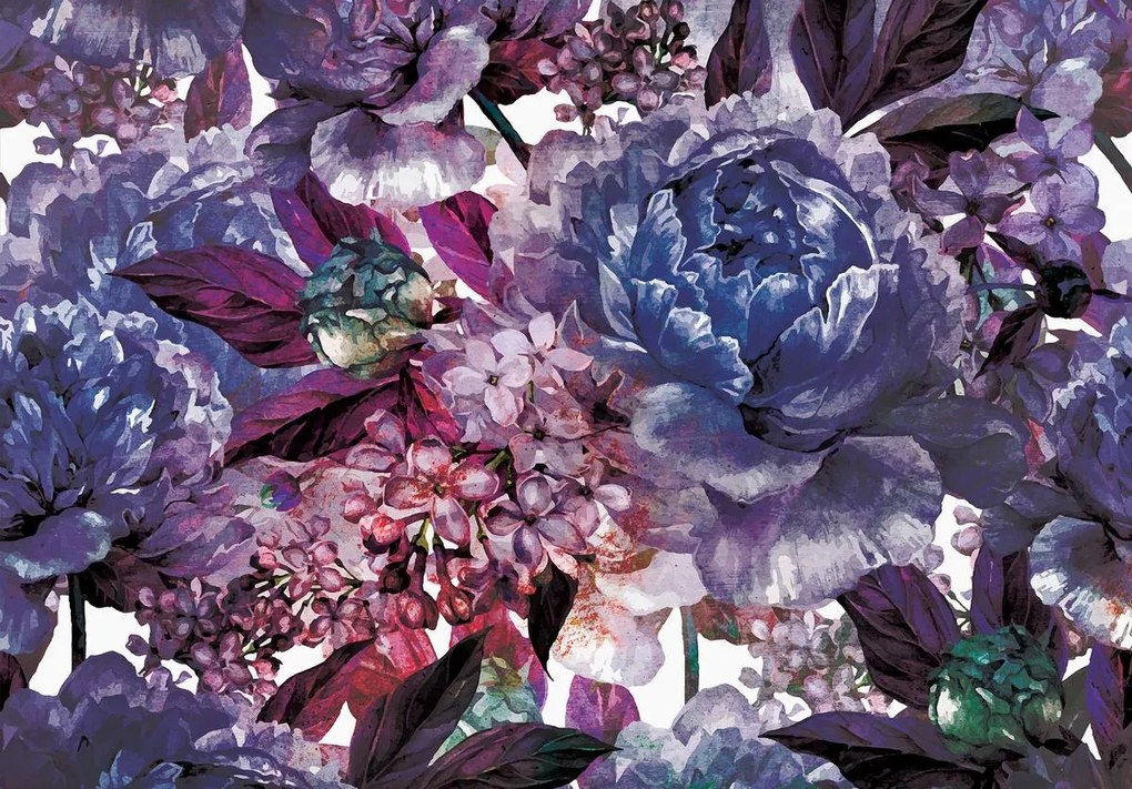 Fototapet - Flori violete (152,5x104 cm)