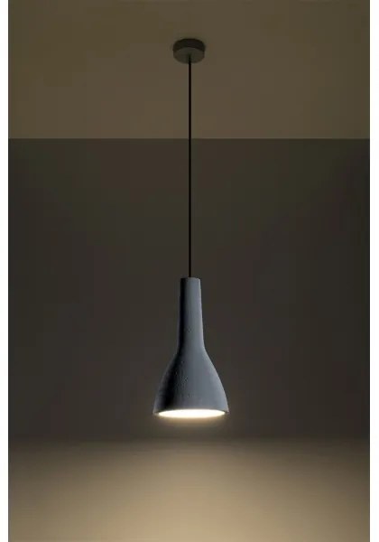Sollux SL.0280 - Pendul EMPOLI beton 1xE27/15W/230V pe cablu