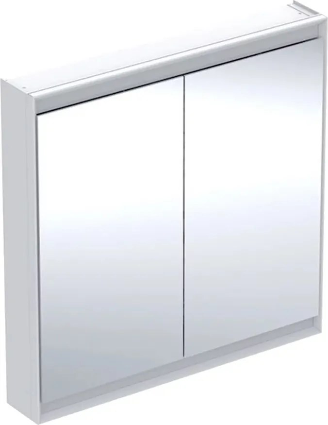 Dulap cu oglinda Geberit One ComfortLight 90 cm alb
