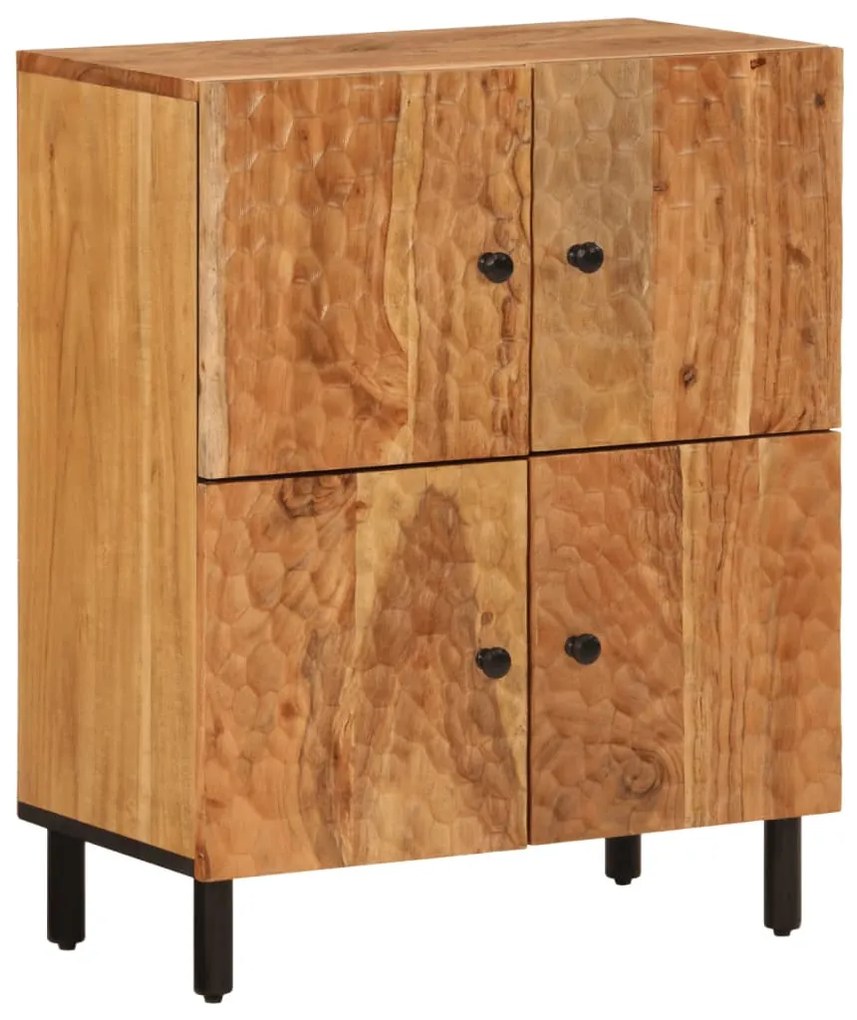 356881 vidaXL Dulap lateral, 60x33x75 cm, lemn masiv de acacia