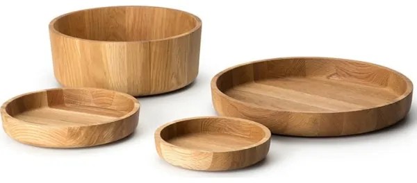 Bol din lemn 38x5,4 cm stejar Continenta C4135