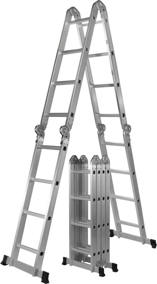 Scară pliabilă din aluminiu 6 în 1