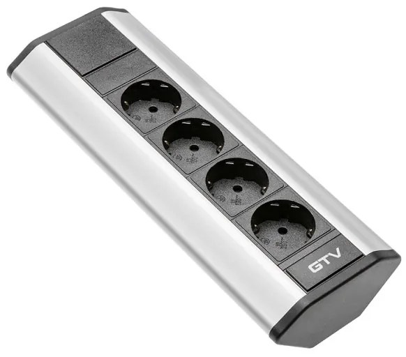 PRIZA DE COLT CU 4 IESIRI, ARGINTIE AE-PBKT4S-80