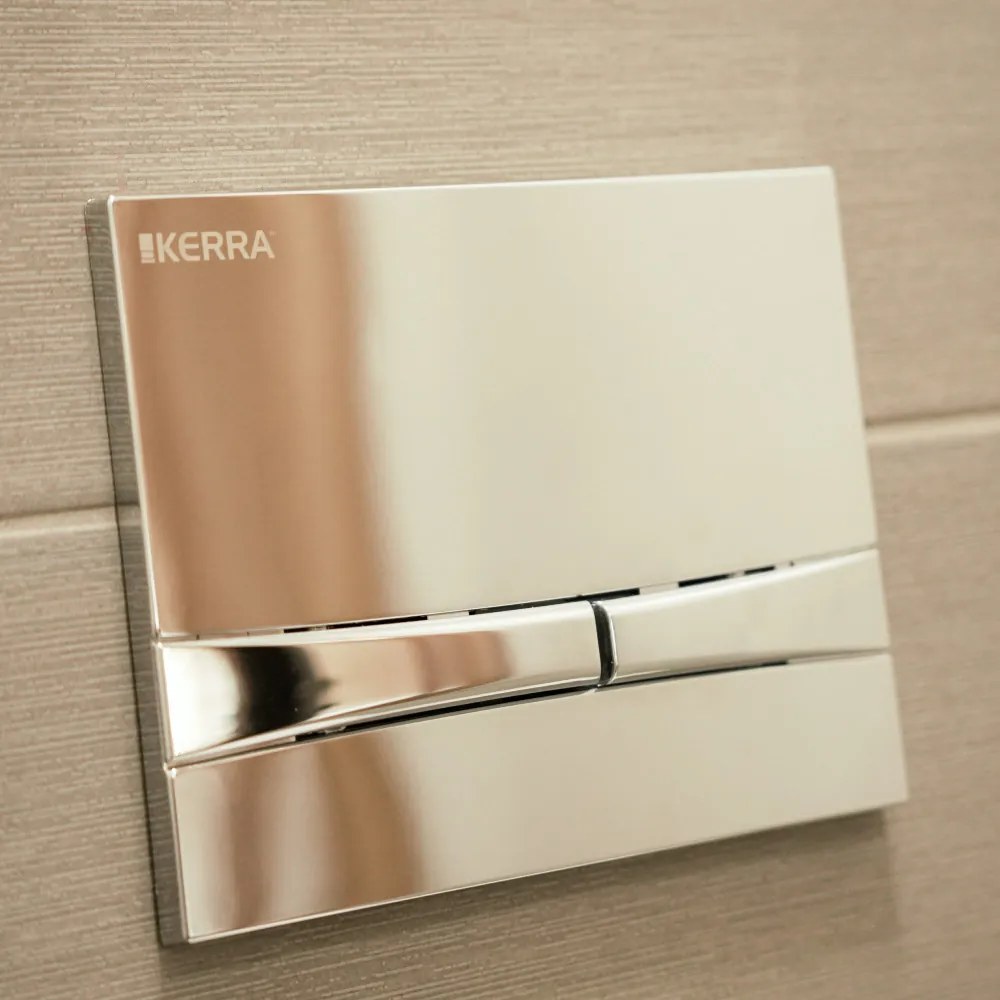 Tavă de toaletă cromată Adriatic pentru setul K-50 Slim