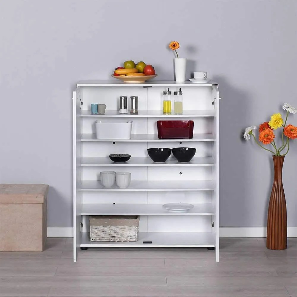 Pantofar Adore Elegance, 2 usi, 5 rafturi, capacitate 24 perechi incaltaminte, 91 x 108 x 35 cm