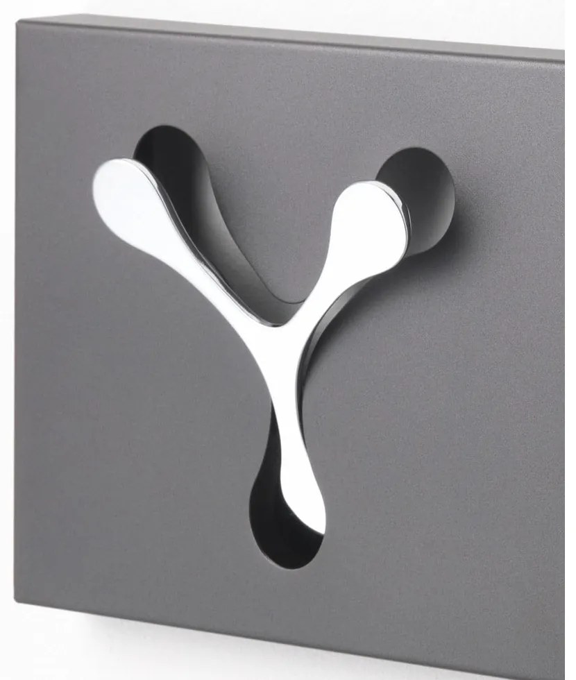 Cuier de perete Tomasucci New Bin, negru