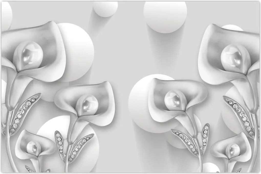 Tablou -Design flori (90x60 cm)