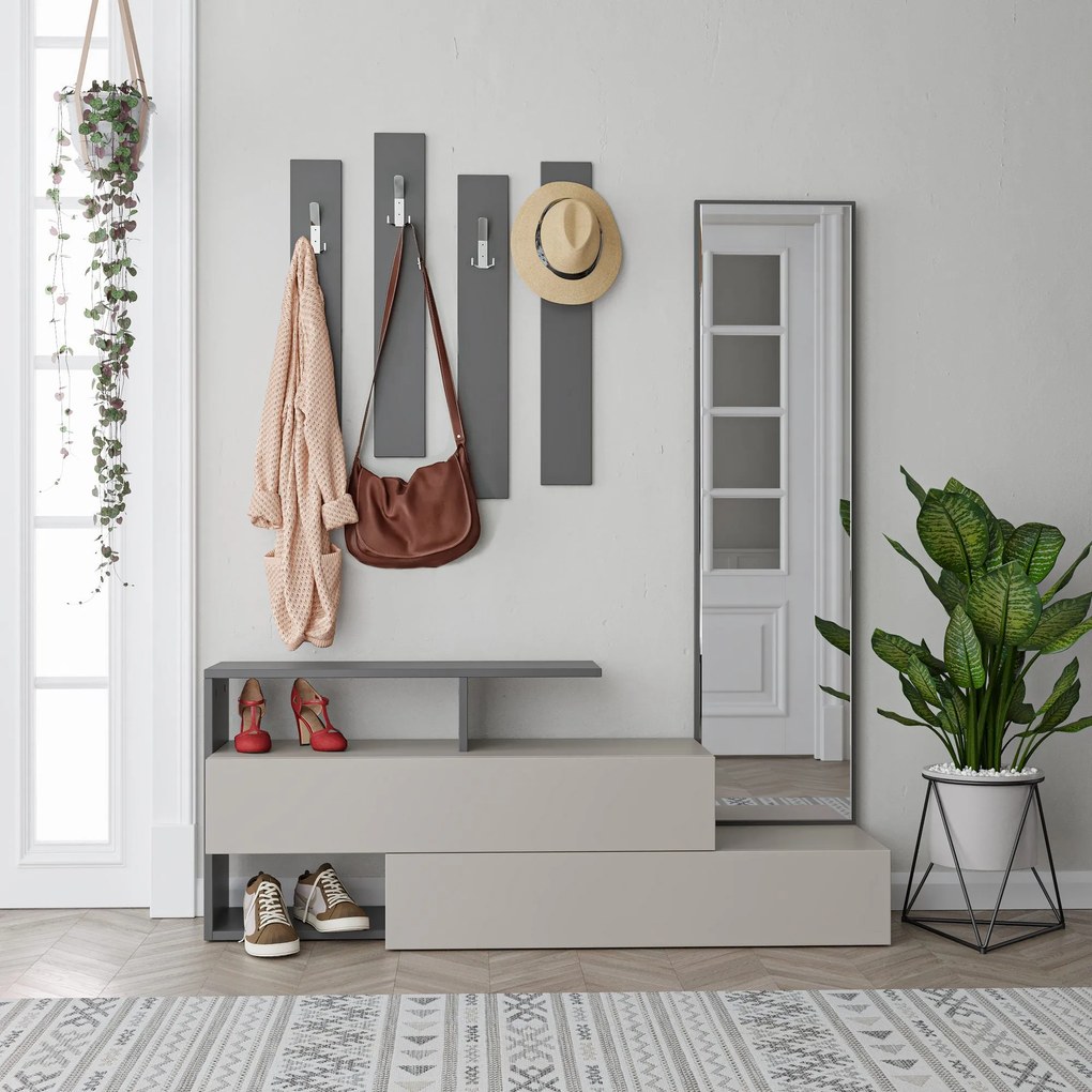 Cuier Ramda - Light Mocha, Anthracite