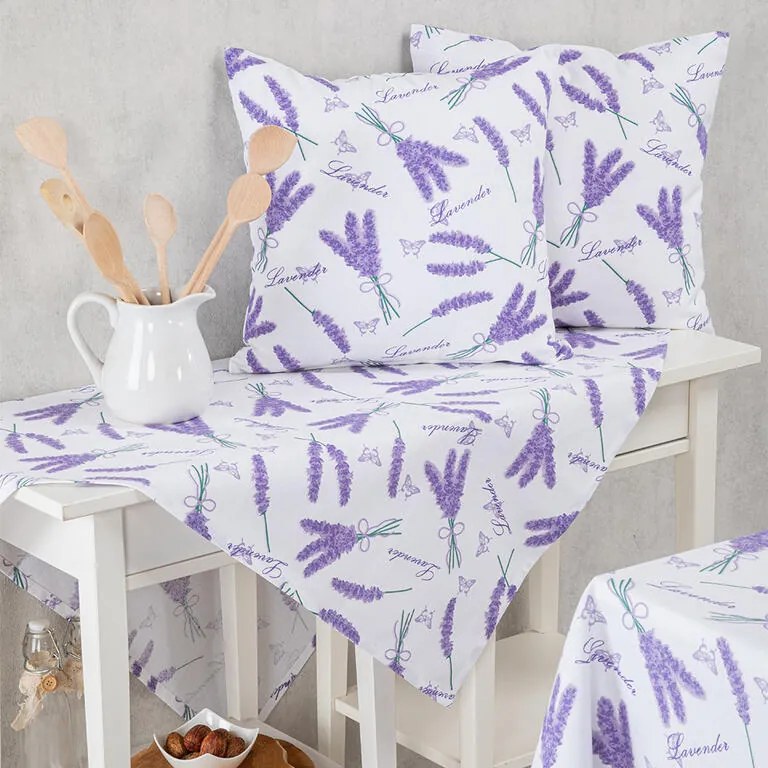 Set de 2 feţe pernuţe LAVANDĂ 40 x 40 cm