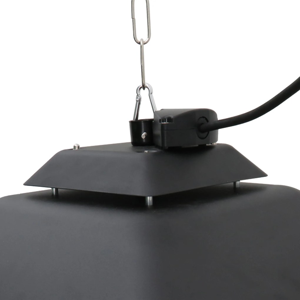 Lampa pentru Incalzire la Exterior cu Lumini LED, lampa pentru balcon, terasa Putere 1000/2000W si Telecomanda, 43x43x25cm Outsunny | Aosom RO