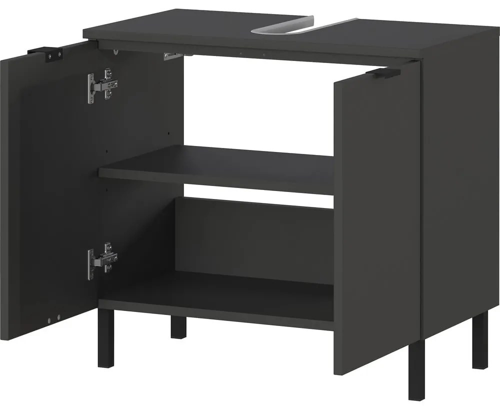 Set mobilă de baie gri antracit Arcena – Germania