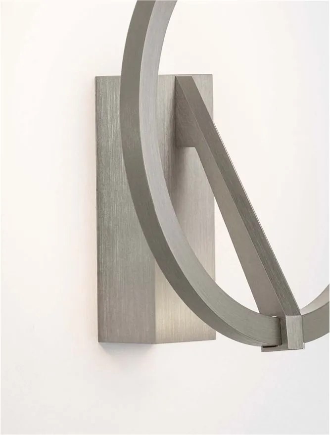 Aplica LED de perete design minimalist TILIA nickel