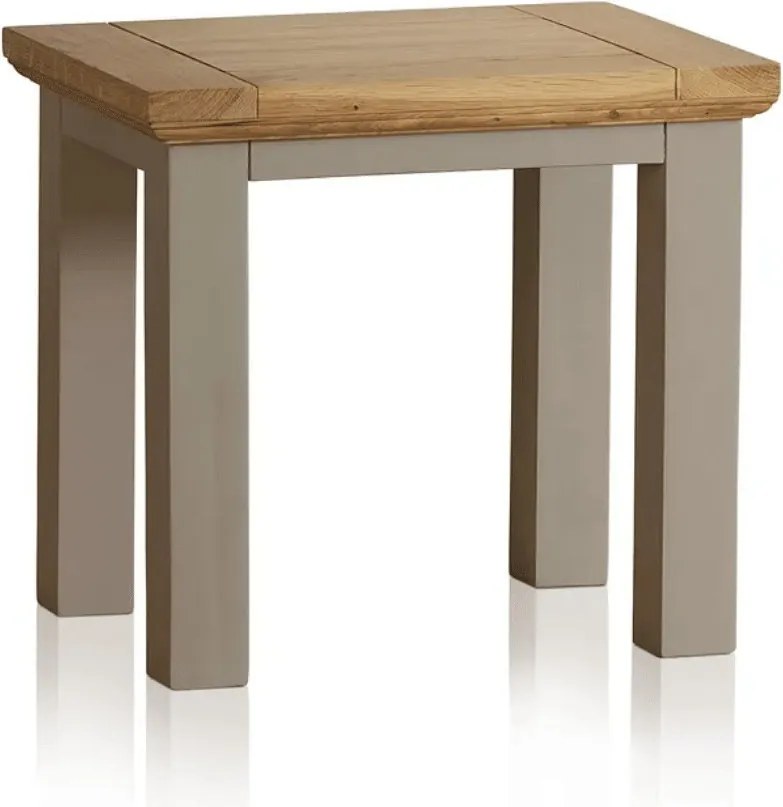 Scaun lemn masiv gri Ives Personalizabilă, 48 × 38 × 43 cm