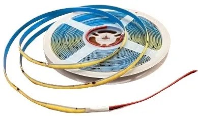 Bandă LED COB – 320 LED/m, 11 W/m, Lumină Caldă 3000 K, 10 m – 220 V 💡