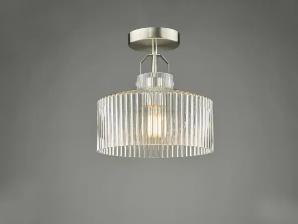 Där Lighting LEN4846 - Lustră aplicată LENKA 1xE27/60W/230V crom mat