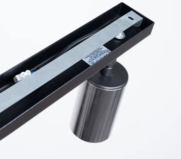 Spot Sollux SL.1367 WINX 2xGU10/10W/230V negru/crom