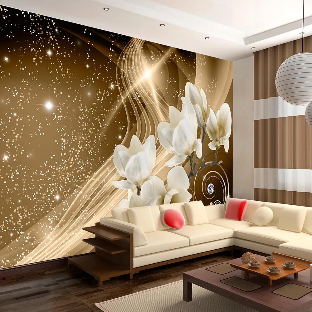 Fototapet Bimago - Golden Milky Way + Adeziv gratuit 400x280 cm